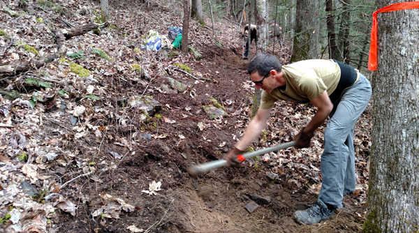 Cumberland Trail Work - Wild Trails Volunteers 2016